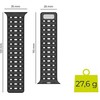 Mobile Origin magnetinis dirželis, juodas - AW Ultra 2/1 (49 mm) 9/8/7 (45 mm)/6/SE/5/4 (44 mm)/3/2/1 (42 mm)
