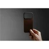 „Nomad“ magnetinis odinis dėklas, kaimiško stiliaus rudas (Horween), „Magsafe“ – „iPhone 17 Pro Max“