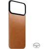 Dėklas Nomad Magnetinė odinė nugarėlė, balno spalvos (Horween), Magsafe - iPhone 18 Pro Max/17 Pro Max