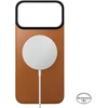 Dėklas Nomad Magnetinė odinė nugarėlė, balno spalvos (Horween), Magsafe - iPhone 18 Pro Max/17 Pro Max