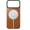 Dėklas Nomad Magnetinė odinė nugarėlė, balno spalvos (Horween), Magsafe - iPhone 18 Pro Max/17 Pro Max