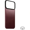 Dėklas Nomad Magnetinė odinė nugarėlė, bordo (Horween), Magsafe - iPhone 18 Pro/17 Pro