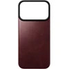Dėklas Nomad Magnetinė odinė nugarėlė, bordo (Horween), Magsafe - iPhone 18 Pro/17 Pro