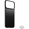 Dėklas Nomad Magnetinė odinė nugarėlė, juoda (Horween), MagSafe - iPhone 18 Pro/17 Pro