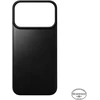 Dėklas Nomad Magnetinė odinė nugarėlė, juoda (Horween), MagSafe - iPhone 18 Pro/17 Pro