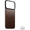 Dėklas Nomad Magnetinė odinė nugarėlė, sendinta ruda (Horween), su MagSafe - iPhone 18 Pro/17 Pro