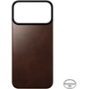 Dėklas Nomad Magnetinė odinė nugarėlė, sendintos rudos spalvos (Horween), MagSafe - iPhone 18 Pro Max/17 Pro Max