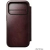 Dėklas Nomad Modern Leather Folio, burgundy (Horween) - iPhone 17 Pro
