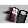 „Nomad Modern“ odinis dėklas, bordo spalvos („Horween“) – „iPhone 17 Pro Max“