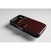 Dėklas Nomad Modern Leather Folio, burgundy (Horween) - iPhone 17 Pro