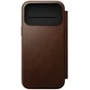 „Nomad Modern“ odinis dėklas, rudas – „iPhone 17 Pro Max“