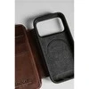 Dėklas „Nomad Modern Leather Folio“, kaimiško stiliaus rudas (Horween) – „iPhone 17 Pro Max“