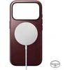 Dėklas Nomad Modern Odinis dėklas, burgundy (Horween) - iPhone 17 Pro