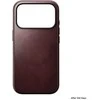 Dėklas Nomad Modern Odinis dėklas, burgundy (Horween) - iPhone 17 Pro
