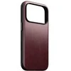 Dėklas Nomad Modern Odinis dėklas, burgundy (Horween) - iPhone 17 Pro