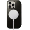 Dėklas Nomad Odinis Folio, žalias chromas - iPhone 16 Pro