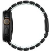 Nomad Stratos dirželis, juodo titano, švytinti ledinė mėlyna, FKM, Apple Watch 45/46/49 mm