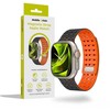 Mobile Origin magnetinis dirželis, juodas/oranžinis - AW Ultra 2/1 (49 mm) 9/8/7 (45 mm)/6/SE/5/4 (44 mm)/3/2/1 (42 mm)