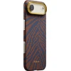 Dėklas Pitaka Edge Case „Venų kvėpavimas“, ugninė oranžinė - iPhone Air