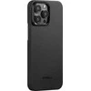 Pitaka MagEZ 4 600D dėklas, juodos spalvos twill – Apple iPhone 15 Pro Max