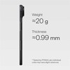 Dėklas Pitaka Ultra-Slim Case, Juodas/Pilkas - iPhone Air