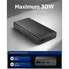 Spigen EA3020 20000mAh 30W Power Bank – juodos spalvos