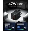 Įkroviklis Spigen Essential 47W Wall Charger EE473EU, juodas