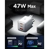 Įkroviklis Spigen Essential 47W Wall Charger EE473EU, baltas