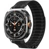 „Spigen Fabric Band“ (su lipduku ir kilpa), juodas - „Samsung Galaxy Watch Ultra 47mm“