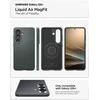 Spigen Liquid Air Mag MagSafe dėklas skirtas Samsung Galaxy S26+ – žalios spalvos