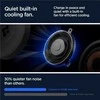 Dėklas Spigen „OneTap Pro 3 Cryomax MagSafe“ belaidis automobilinis įkroviklis (oro ventiliacijos anga), juodas