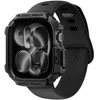 Spigen „Rugged Armor 2“, matinis juodas – „Apple Watch 11“ 42 mm