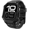 Spigen „Rugged Armor Pro 2“, matinis juodas – „Apple Watch 11“ 46 mm