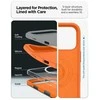 Spigen Silicone Fit Mag MagSafe dėklas, skirtas iPhone 17 Pro Max - Oranžinis