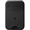 Spigen Plona sulankstoma MagSafe piniginė su trikojumi, skirta 3 kortelėms, juoda