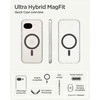 Dėklas Spigen „Ultra Hybrid MagSafe“, skaidraus grafito – „Google Pixel 10a“