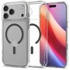 Dėklas „Spigen Ultra Hybrid MagSafe“, skaidrus grafitas – „iPhone 17 Pro Max“