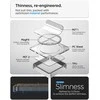 Spigen Ultra Hybrid Mag MagSafe dėklas skirtas Samsung Galaxy S26+ – skaidrus ir mėlynos spalvos