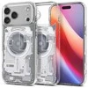 Dėklas „Spigen Ultra Hybrid MagSafe“, „Zero One“ baltos – „iPhone 17 Pro Max“
