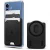Dėklas „Spigen Urban Fit“ „MagSafe“ piniginė, juoda – „Samsung Galaxy S25“ serijai