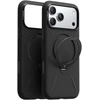 Dėklas Torras Ostand Q3 silikoninis dėklas, obsidianinė juoda – iPhone 17 Pro Max