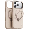 Dėklas Torras Ostand Q3 silikoninis dėklas, dykumos aukso spalva – iPhone 17 Pro