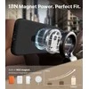 Dėklas Torras Ostand Q3 silikoninis dėklas, obsidiano juoda — iPhone 17 Pro