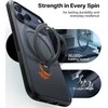 Dėklas Torras Ostand Q3 Spin, juodas – iPhone 17 Pro