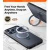 Dėklas Torras Ostand Q3 Spin, juodas – iPhone 17 Pro Max