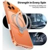 Dėklas Torras Ostand Q3 Spin, skaidrus - iPhone 17 Pro Max
