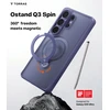Dėklas „Torras Ostand Q3 Spin“, violetinis bangavimas – „Samsung Galaxy S26 Ultra“