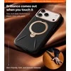 Dėklas Torras Ostand Q3 Vegskin, obsidianinė juoda - iPhone 17 Pro