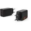 Urban Armor Gear UAG SRGE Charger - jungiama į tinklą 65W, 2x USB-C oraz USB-A (juoda)