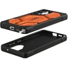 Carruzzo Urban Armor Gear Monarch Pro mobiliojo telefono dėklas 17,5 cm (6.9″) Užsegamas dėklas Juoda, Oranžinė